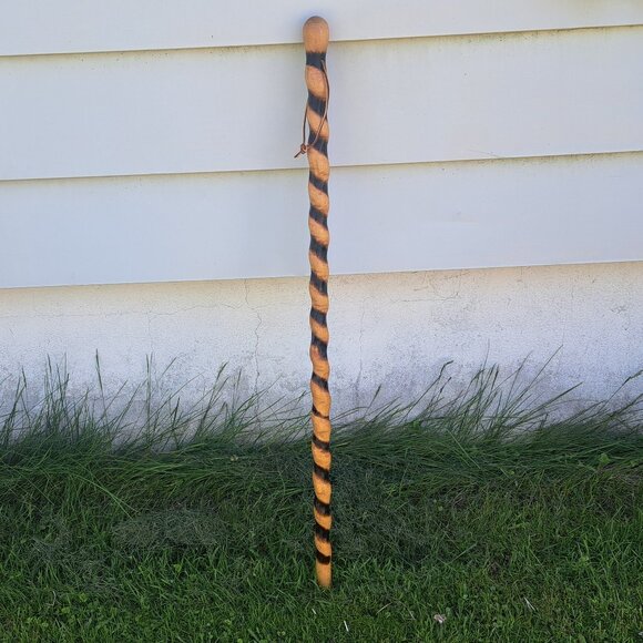 Vintage Hardwood Walking Stick Tennessee Hiker - Picture 5 of 11